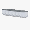 Gildan Men's Brief Underwear Multipack, 6 Packs Size: L