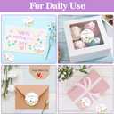 7 x joycraft 60Pcs Mothers Day Stickers, 2 Inch Floral Happy Mother's Day Stickers, Colorful Flower Self Adhesive Gift Labels for Present Wrapping, DIY Card, Envelope Seal, Cookie Bags, Bouquet