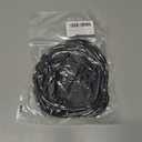 12PCS Black Hair Weave Sleeve Weaving Net Cap with Elastic Drawstring for Afro Puff Bun Wig Making Tools(Round, Square)