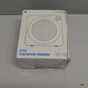 Gaiatop Mini Space Heater, Lightweight PTC Ceramic Fast Heating 500W Energy Efficient for Indoor Use, Overheating & 45 Tip-Over Protection, Portable Desk Electric Heaters for Office Home Black