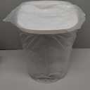 TBMax Large Flour Storage Container 10.56 Qt, 20 Lbs Rice Container with Pop Up Lid & Measuring Scoop for Flour, Cereal, Dry Food Storage and Kitchen Pantry Organization