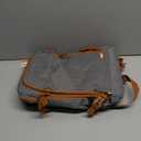 Kono Carry on Backpack, 16" Airplane Approved Under Seat Travel Backpack for Men and Women, Waterproof Lightweight Daypack for Flight 20L (Grey/Brown, Small)