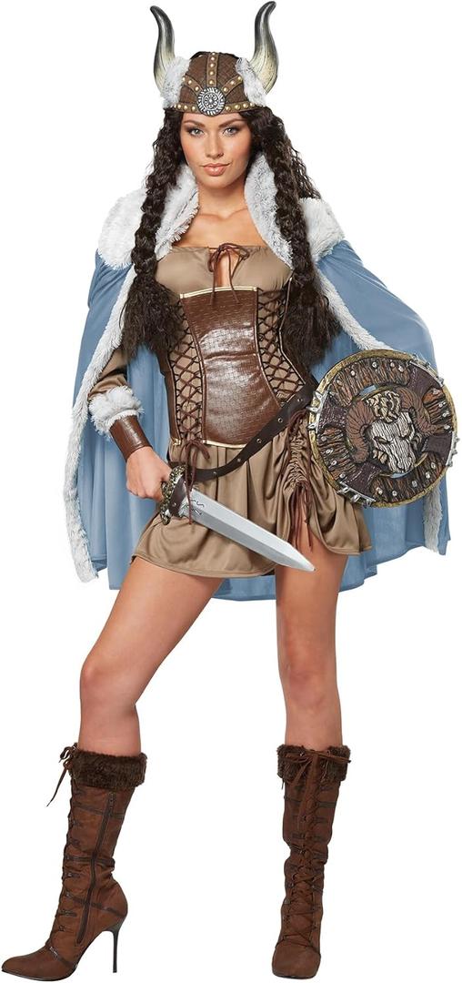 Women's Viking Vixen Costume, Size: XS
