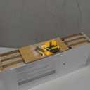 BAYKA White Floating Shelves for Wall  Rustic Wood Wall Shelves with Metal Brackets for Bathroom, Bedroom, Kitchen, or Living Room Decor Organization  Set of 3, Sturdy Storage with 22lb Capacity (15.7inches, C. White - Modern Minimalist Style)