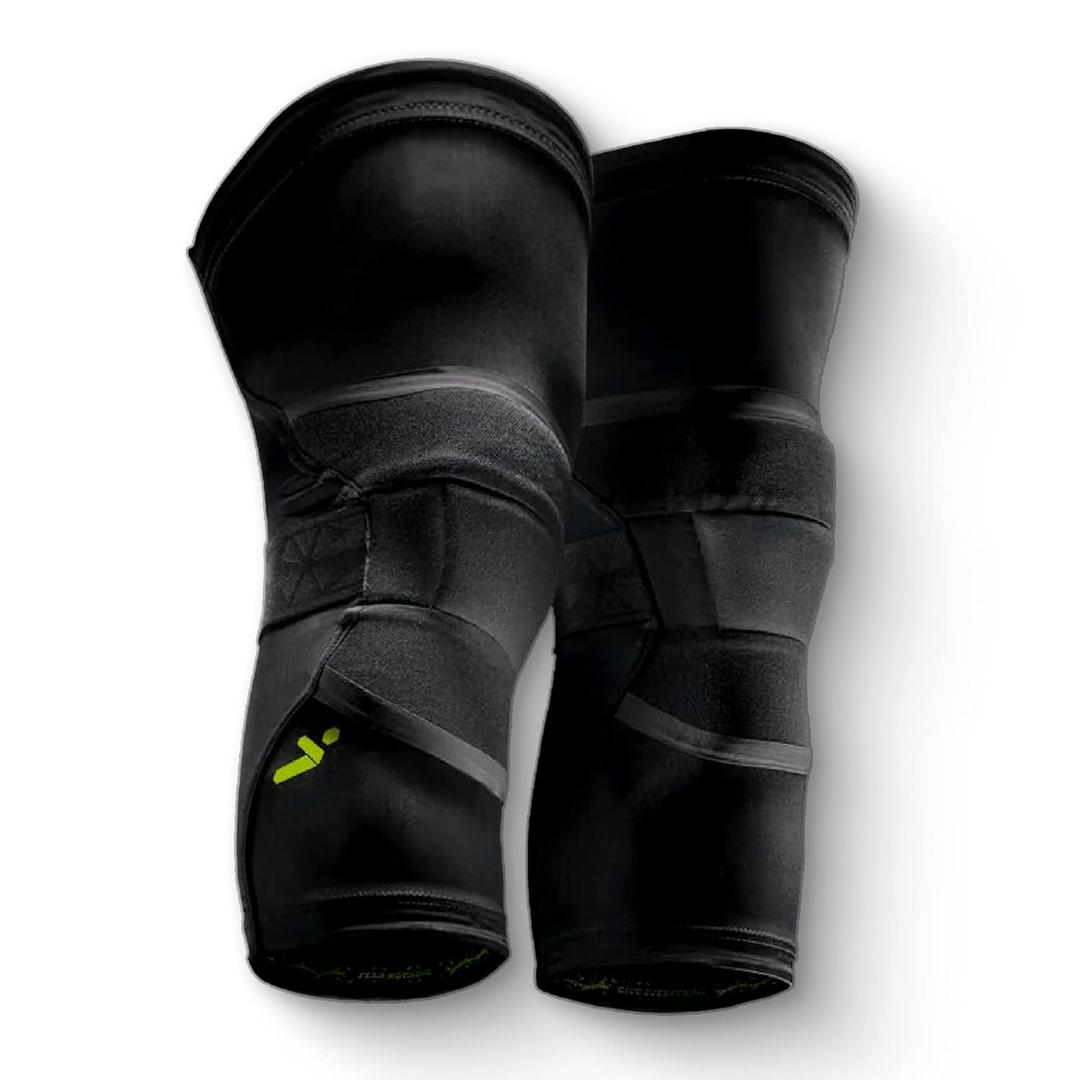 Storelli BodyShield Knee Guards, High-Impact Protection, Sweat-Wicking, UV-Resistant Athletic Knee Protection Pads for Soccer & Heavy-Duty Sports, Extra Large (Black)