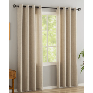 Sheer Linen Curtains, Size 84x52 inches