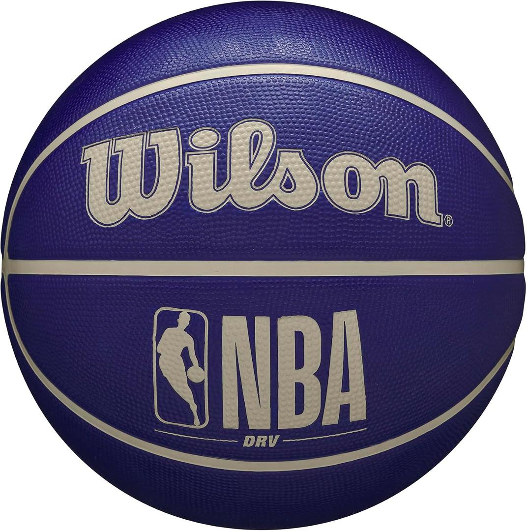 WILSON NBA DRV Outdoor Basketball - Indigo/ Beige, Size 5-27.5"