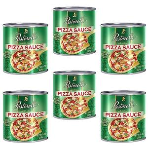 Pack of 12 Pastorelli Pizza Sauce, Original Authentic Italian Pizza Sauce with Extra Virgin Olive Oil and Pecorino Romano Cheese Shredded, Since 1952 Family Pizza Sauce Recipe, 8 Ounce, BB 04/26/2026
