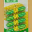 Everyday Culinary Fresh 8 Jumbo Corn Cob Holders - Stainless Steel Prongs