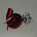 Hedeey Graduation Leis 2025 Graduation Ribbon Leis Necklace Handmade Double Braided Ribbon Garland Graduation Gift Party Accessories for Women Men (Red)