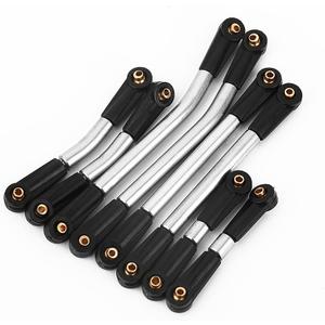 High Clearance 4 Links Set Stainless Steel Linkage kit for 1/24 Axial SCX24 GX470 AXI-1800 RC Crawler Car Upgrade Part