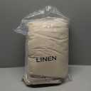 SONORO KATE 100% French Pure Linen Sheets, Breathable and Durable Linen King Size Sheets, Anti-Tear Linen Bed Sheets, Machine Washable, 16 Inch Deep Pocket - 4 Piece (Natural Linen, King)