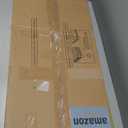 P6C Rolling Clothes Rack with Cover, Covered Clothing Racks Heavy Duty, Portable Closet for Hanging Clothes, Garment Racks on Wheels, White Closet Rack with White Cover, Max Load 365LBS