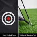 Golf Net for Teens | Indoor & Backyard Portable Junior Golf Swing Practice Net for Kids Youth, Home Yard Outdoor Golf Driving Net Easy Setup, 2 meters diameter, 1.2 meters height