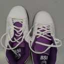 BSI Women's 460 Classic Bowling Shoe - Lightweight Shoes with Cushioned Support for Women (8, Purple & White)