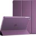 ProCase Smart Case for iPad 9.7 Inch iPad 6th/5th Generation, iPad Air 2/Air 1, Slim Soft TPU Stand Smart Cover for iPad 9.7 2018 2017 Model iPad Air 2 Air 1 -Purple