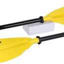 JAYEGT Kayak Paddle 87.4Inch/222CM Aluminum Alloy Shaft Kayaking Boating Oar with Paddle Leash, 1 Paddle + 1 Leash