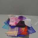 Woanger 100 Pcs Multicolor Organza Bags Bulk 4 x 6 Inch Small Drawstring Mesh Gift Bags Sheer Jewelry Pouches Sachet Candy Pouch for Wedding Favor Holiday Festival Birthday Party Shower