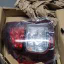 Nilight Taillight Assembly Compatible with 2014 2015 2016 2017 Jeep Compass Tail Light OE Style Rear Lamp Replacement Driver Side w/Bulbs