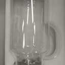 CMLKLZD 1 Gallon Glass Pitcher with Lid and Handle, Glass Water Carafe for Hot/Cold Water, Large Jug for Iced Tea, Coffee, Juice and Homemade Beverage