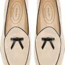 Journey West Suede Tassel Loafer for Women Slip-on Belgian Penny Loafers Shoes for Women in Many Colors (8)