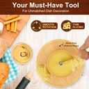 Homoyoyo Cheese Curler Wheel: Stainless Steel Cheese Butter Chocolate Shaver to Create Beautiful Rose-Shaped Cuts Revealing Its Rich Flavor for Restaurants, Cafes, Dessert Shops, Home (Slicer Only)