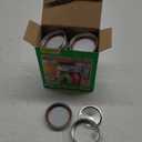 56PCS Canning Lids with Rings For Mason Regular Mouth, Jars Lids With Rings/Bands Mason Jars For Canning Food Fruits DIY Food Grade Material(70mm, 28Lids + 28Rings for Regular Mouth Jar)