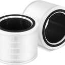 2 Pack Core 200S Replacement Filter, Compatible with LEVOIT Core 200S Core 200S-P Smart WiFi Air Purifier, Compare Part# Core 200S-RF, Core 200S-P, White