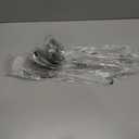 6 Pcs Cooking Utensils Set, Stainless Steel Kitchen Utensils, Heat Resistant Metal Kitchen Tools Include Solid & Slotted Turner Wok Spatula, Serving Spoon, Ladle, Pasta Server, Easy to Clean, Silver