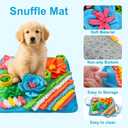 Snuffle Mat for Large Dogs - 19.5" Snuffle Mat for Dogs Reduce Boredom Blue 