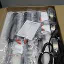 Crystal Pendant Light, Modern Kitchen Light Fixtures Mini Pendant Lights Industrial Pendant Lighting for Kitchen Island Dining Room Bedroom Entryway, Smoky Gray(3 Pack)