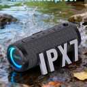 RIENOK Portable Bluetooth Speaker 30W Dual Pairing True Wireless Stereo HD Sound IPX7 Waterproof Outdoor Sport Shower Wireless Speaker Bluetooth 5.3 for Home Party