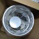 Battery Operated Wall Sconce Light with Remote Control, Dimmable Wall Sconce Set of 2 with White Fabric Shade, Wireless Battery Operated Wall Lamp for Bedroom Living Room, Bulb Included (Black-19.29inch)