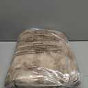 EMME Faux Fur Throw Blanket Tie Dye Brown - Big Bubble Rabbit Cozy Blanket for Couch, Small Fluffy Fuzzy Cozy Blanket, Thick Furry Plush Shaggy Blankets, 650GSM, 50x60 Inches