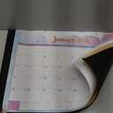 Desk Calendar 2026-2027 - 2026-2027 Desk Calendar Large, Jul 2026 - Dec 2027, 22" x 17" Large Calendar 18 Months with Corner Protectors, Desk Pad, To-Do List, Desk/Wall Calendar - Multicolor Waterink