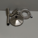 Waterpik High Pressure Pulsating Shower Wand and Rain Shower Head Combo with Extra-Long 8-Foot Metal Hose, HairWand Pulse Spa System 12 Spray Modes for Hair and Body, Brushed Nickel