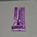 Ashton and Wright - Precision SG - Soft Grip Scissors for Office, Home, Kitchen, and Craft - 210mm / 8 - Steel Blades (Purple, Left Handed)