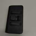 ykooe Genuine Leather Phone Holster Compatible with iPhone 17 16 15 14 13 12 & Pro Models, Galaxy S25 S24 S23 S22 -Belt Clip and Magnetic Closure, Black, L