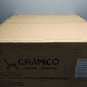 Sunset Trading Opal Faux Leather Dining Chairs, Set of 2 | S-Shaped Polished Chrome Cantilever Base | Light Gray Padded Faux Leather Seats and High Back | Contemporary, Modern Kitchen Accent Sidechair