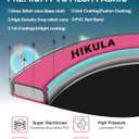 Inflatable Round Floating Ring - Water Hammock Dock, Sunmmer Mat Raft Platform, Sunchill Floating Ring Heavy Duty Floats for Lake and Beach with Water Ladder and Cup Holder,8FT/10FT
