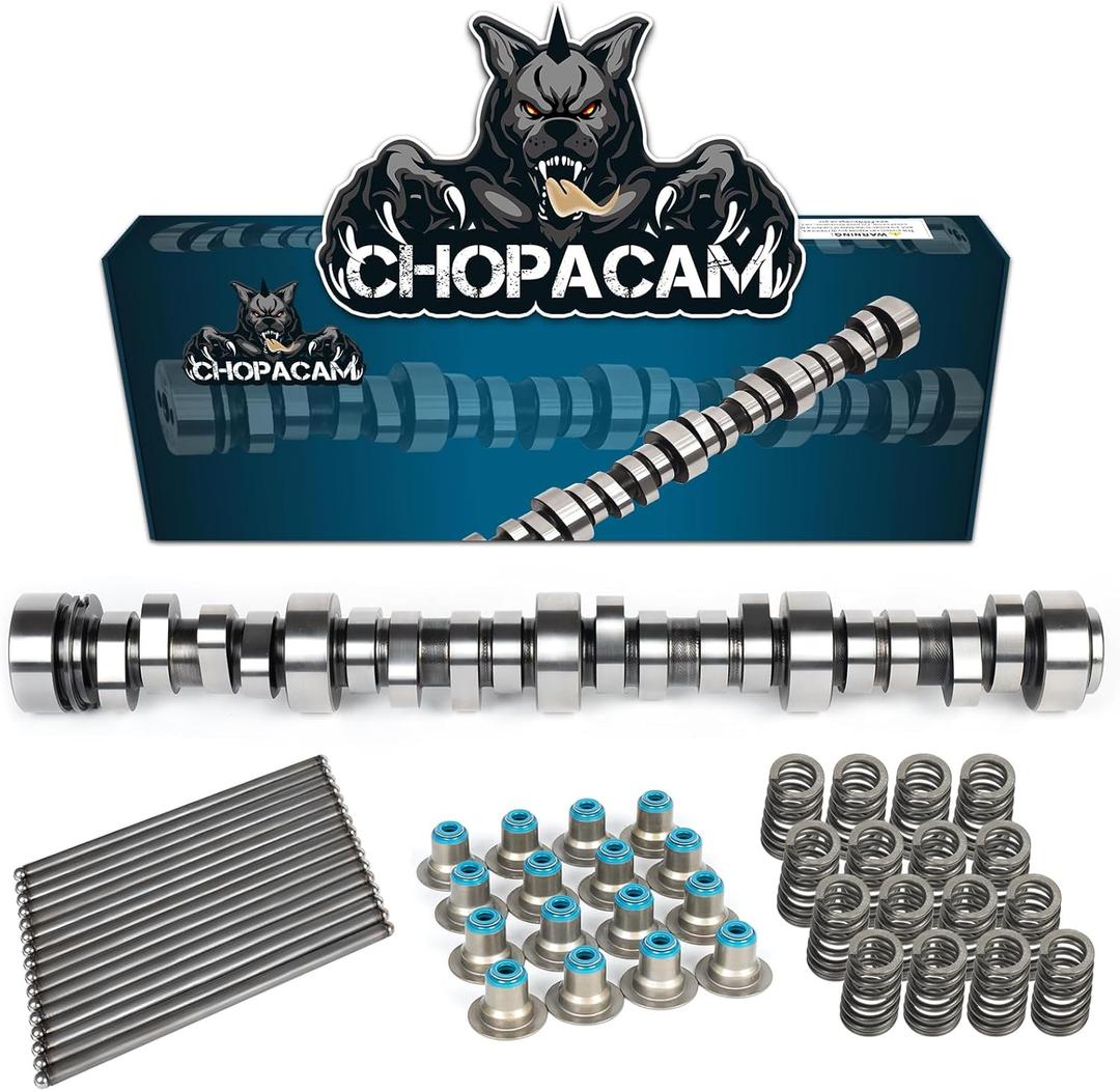 Stage 2 Cam Kit with .560 Lift Beehive Springs Seals Pushrods for LS Truck Camshaft for 4.8 5.3 6.0 6.2 Vortec 1999-2013