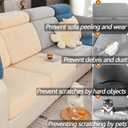 Soothing Home Sofa Covers, Sofa Hero Covers, Wear-Resistant Universal Couch Covers Washable Stretch Sectional Couch Cushion Covers (Light Grey,Extra Large Seat Cover)