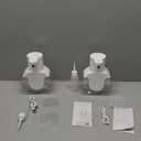 2 Pack Automatic Foaming Soap Dispenser 14.2oz/420ML Touchless Automatic Foaming Soap Dispenser, Rechargeable Wall Mounted Smart Pump for Bathroom Kitchen (White)