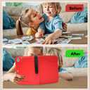 Jumbo Card Binder 100 Pockets Hold Oversized Big Card, 50 Pockets for L(5.4'' x 7.5''), 50 Pockets for XL(5.9'' x 8.1''), Sports Trading Card Collector Binder with Removable Sleeve