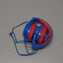 iClever Kids Headphones for School Travel, Safe Volume Limited, HD Mic Stereo Sound Over-Ear Girls Boys Headphones for Kid, FunShare Foldable 3.5mm Wired for iPad Computer, HS19 (Blue)