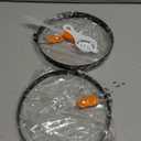 2 Pcs 8" Pancake Mold Nonstick Round Pancake Egg Mold with Silicone Handle Stainless Steel Frying Eggs Ring for Griddle Sandwich Eggs Camping Indoor Breakfast