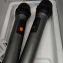 Karaoke Machine with 2 Wireless Microphones, Portable Bluetooth Speaker for Adults Kids, PA Systems Support TWS Echo Adjust TF USB AUX for Home Party Outdoor Travel (T03-2 MICS)