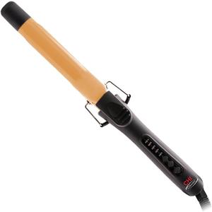 CHI Ceramic Curling Iron, Hair Curler for Smooth & Shiny Curls, Adjustable Temperature & Automatic Shut-Off, 1" Barrel, Black