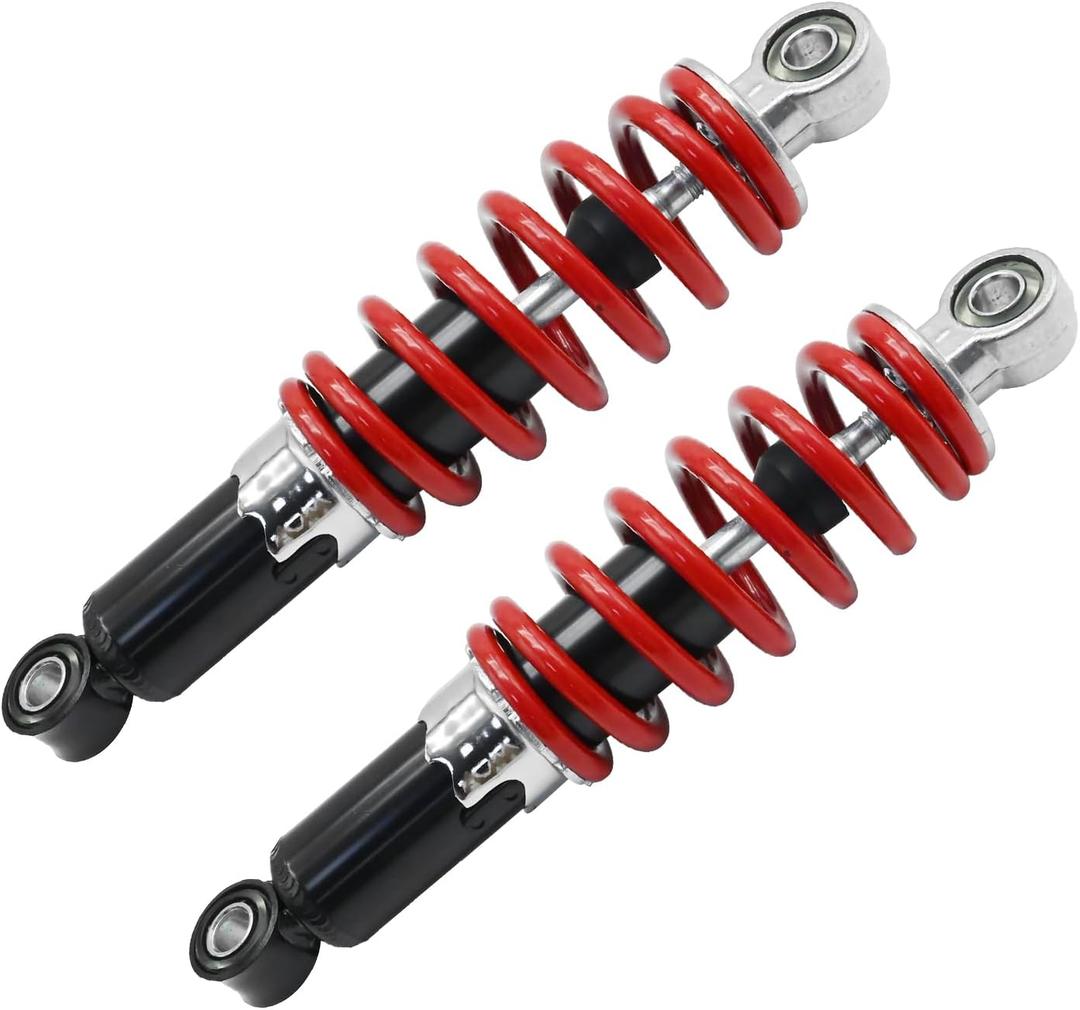 210mm Front Shock Absorber Shocker Suspension Replacement for Quad ATV Spring Damping 2PCS