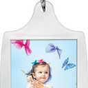 1.375" x 1.75" Acrylic Photo Snap-in Keychain - Pack of 25